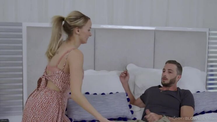 Deep in Step-mom's Bed with Pristine Edge