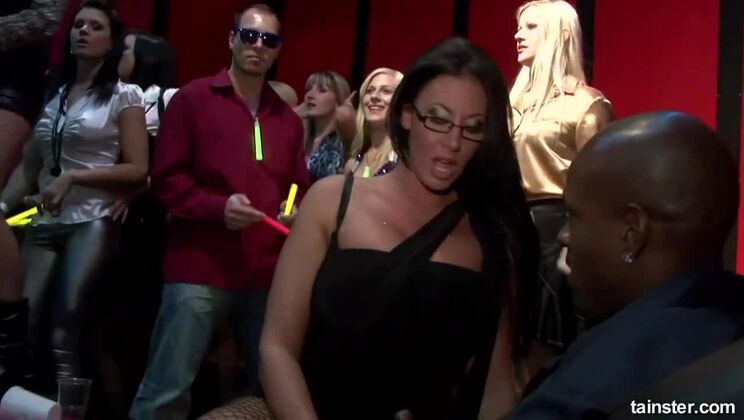 Stockinged Seduction: Interracial Group Sex