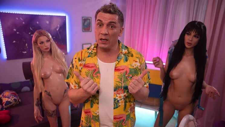 [FakeHostel] - Backpacking for Big Cock - Steve Q - Mia Trejsi - Kaira Kampen