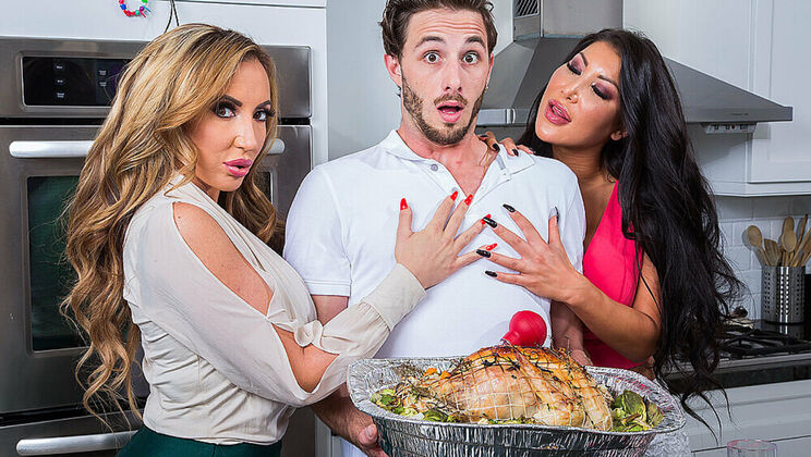 Richelle Ryan and August Taylor's FFM Threesome Adventure