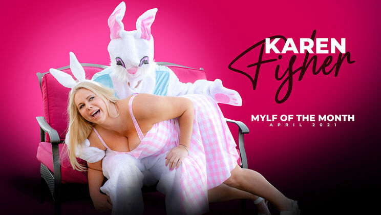 Blonde Milf's Easter Treat