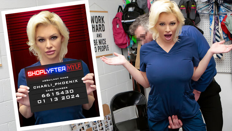 [ShopLyfterMYLF] - Blonde Bombshell Charli's Sexual Heist - Mike Mancini - Charli Phoenix