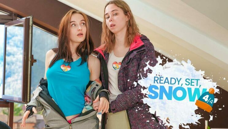 Shaved and Ready: Erika and Alice's Snowy Adventure
