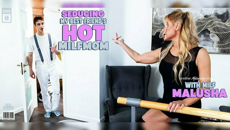 Shaved and Ready, Malusha Seduces Son's Best Friend