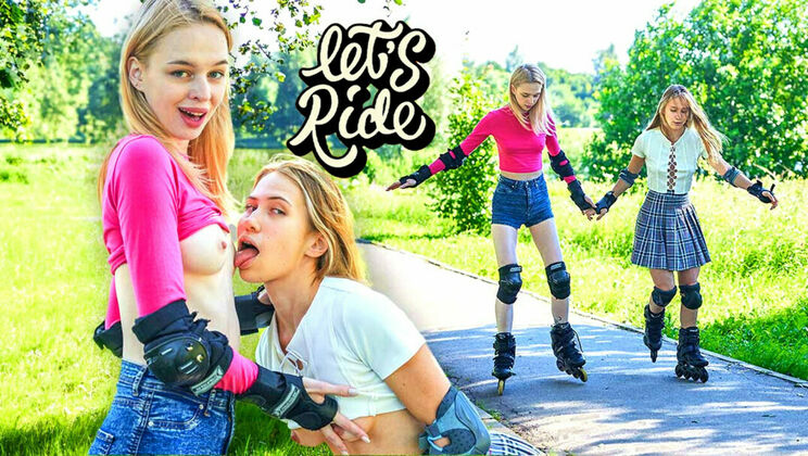 Brace-Faced Cuties Elloise and Nika Get Naughty Outdoors