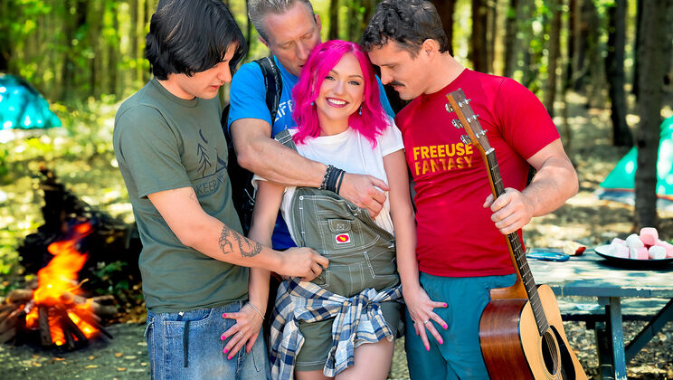 [FreeUseFantasy] - Facial Frenzy: When Old Meets Young - Robby Echo - Clarke Kent - Gracie Gates - Elias Cash