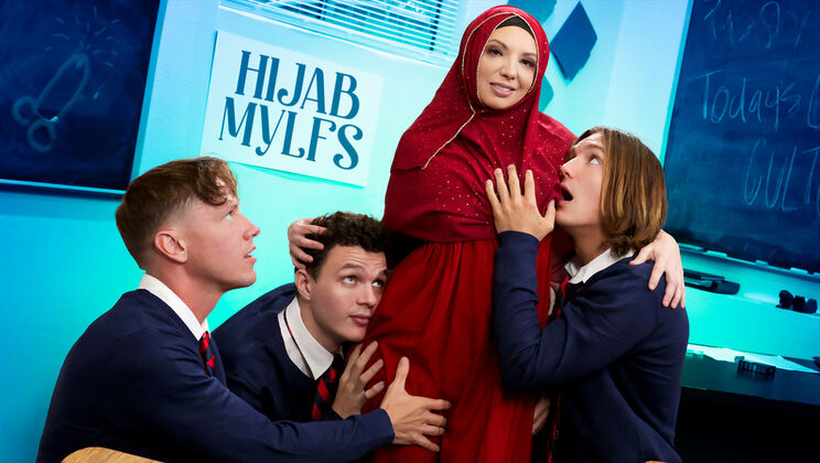 [HijabMylfs] - A Real Woman Can Handle Three - Rion King - Kiki Daire - Josh Rivers - Axel Haze