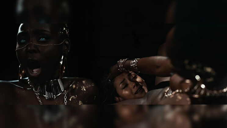 [Parasited] - Veronica Leal and Zawaadi’s Lesbian Fetish Squirt Adventure