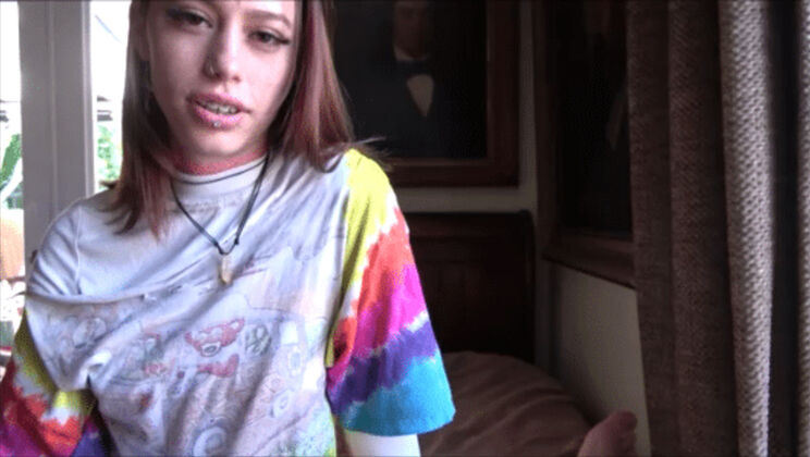 [FamilyTherapy] - Stepsister's POV Blowjob with Cum - Laya Rae