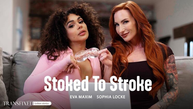 [Transfixed] - Redhead & Latina in Stockings Lick and Swap Cum